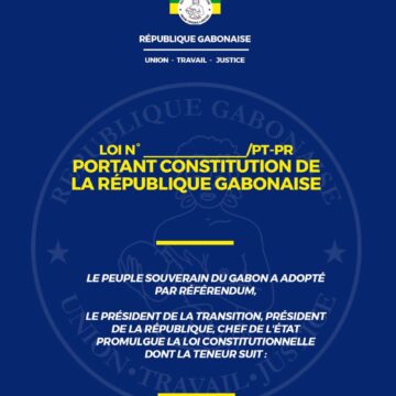 Le Gouvernement de Transition rend public le projet de la nouvelle Constitution