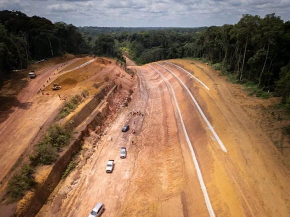 Tronçon routier reliant Ovan à Makokou: 50 % du chantier déjà achevé