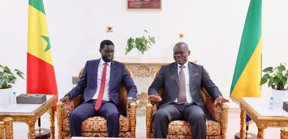 Brice Oligui Nguema échange avec son Homologue sénégalais