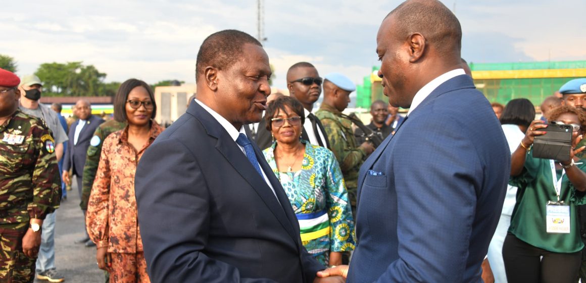 Brice Oligui Nguema à Bangui pour l&rsquo;investiture de Faustin-Archange Touadera