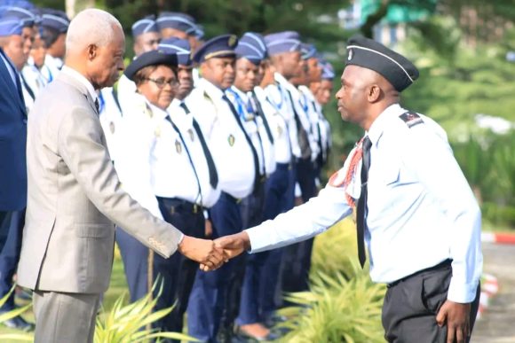 Prise de fonction effective de Eugène Mba à la Mairie Centrale de Libreville