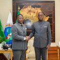 Le Président de la Cour constitutionnelle du Togo au Palais Rénovation
