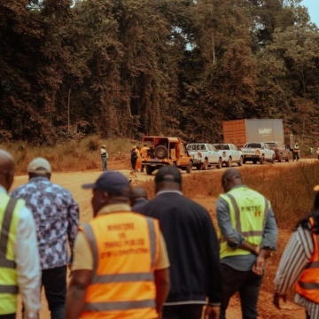 Route Alembe-Lopé-carrefour Leroy- Mikouyi: lancement des travaux d&rsquo;un chantier stratégique
