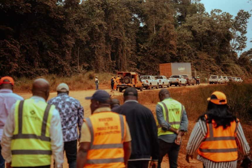 Route Alembe-Lopé-carrefour Leroy- Mikouyi: lancement des travaux d&rsquo;un chantier stratégique