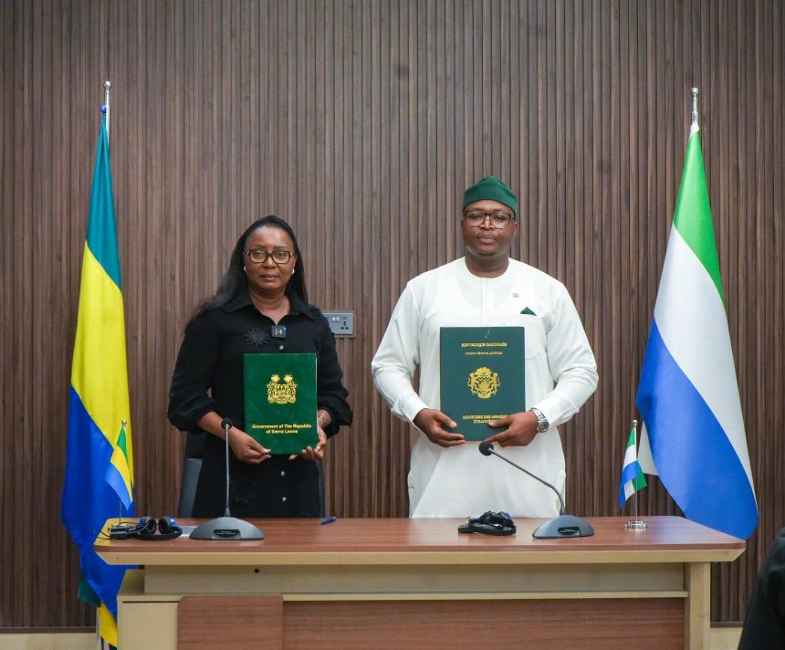 Le Gabon et la Sierra Leone redynamisent leurs relations diplomatiques