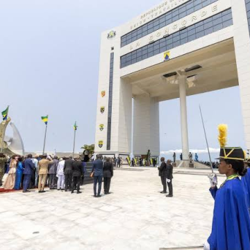 66e anniversaire de la fête de l’Indépendance au Gabon: inauguration officielle de la Place de la Concorde Georges Damas Aleka